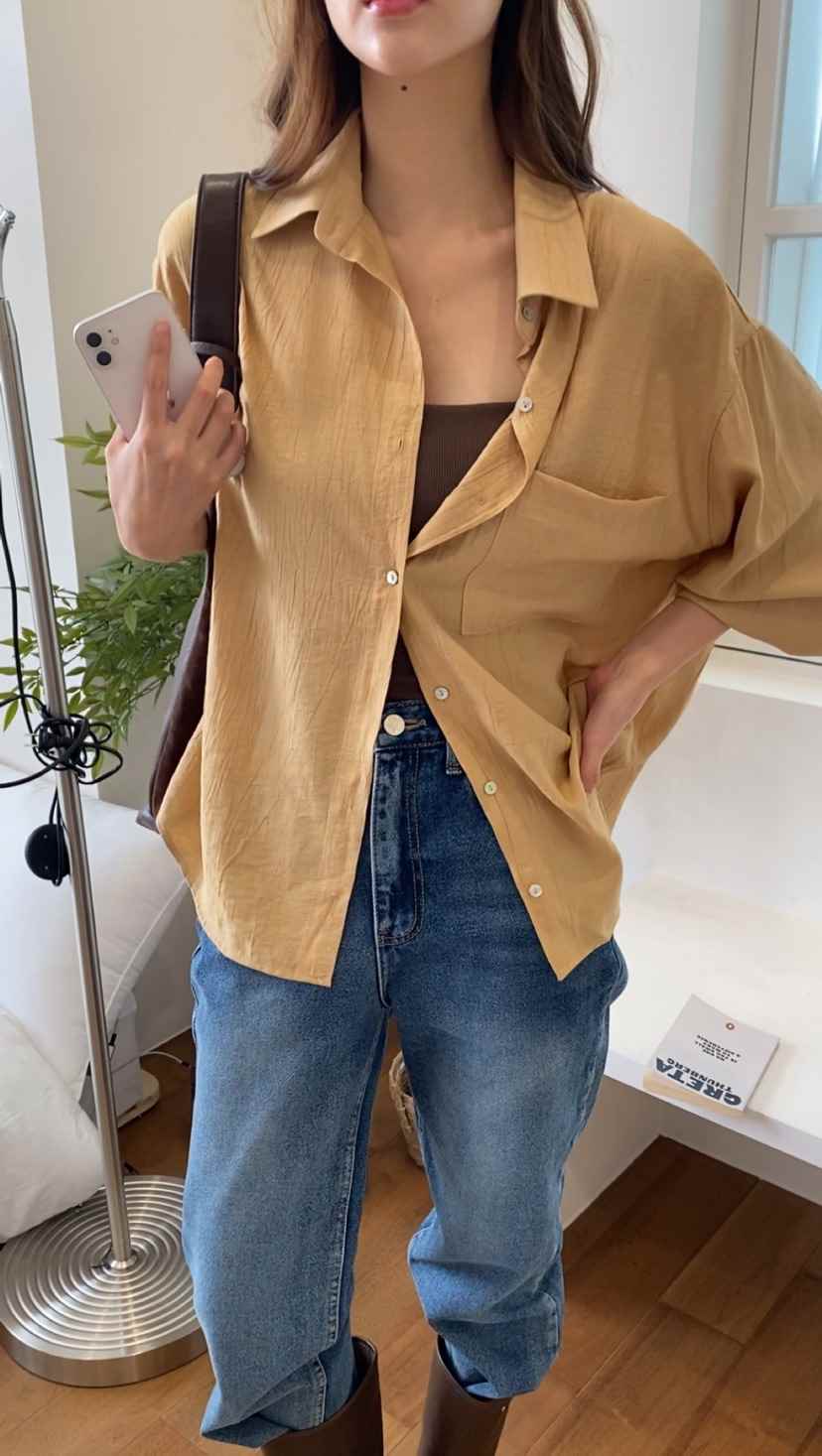 N BROWN韓國直郵東大門實拍女裝新款熱賣職業時尚襯衫蕾絲衫N BROWN襯衫/蕾絲衫